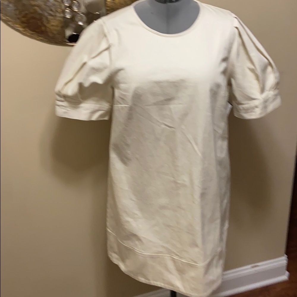 NEW Off white denim dress